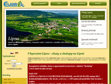 Tablet Screenshot of chaty-lipno.cz